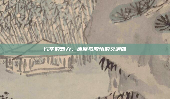 汽车的魅力，速度与激情的交响曲