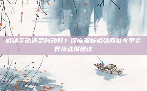 威弛手动还是自动好?深度解析威弛两款车型差异及选择建议