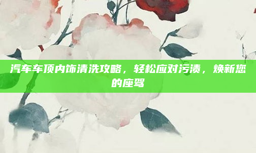 汽车车顶内饰清洗攻略，轻松应对污渍，焕新您的座驾
