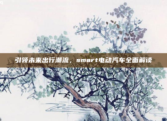 引领未来出行潮流，smart电动汽车全面解读