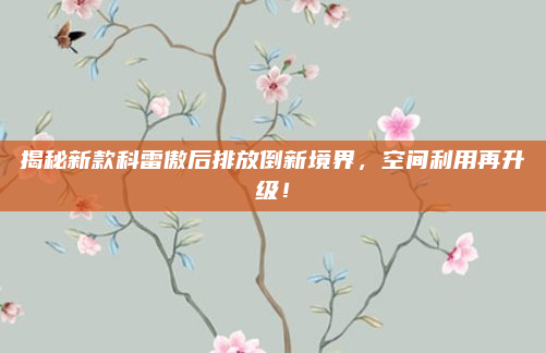 揭秘新款科雷傲后排放倒新境界，空间利用再升级！