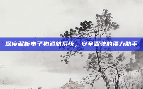 深度解析电子狗巡航系统,安全驾驶的得力助手