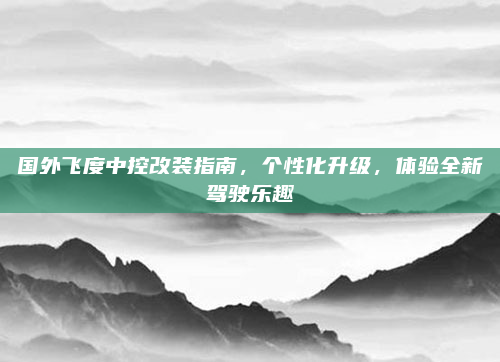 国外飞度中控改装指南,个性化升级,体验全新驾驶乐趣