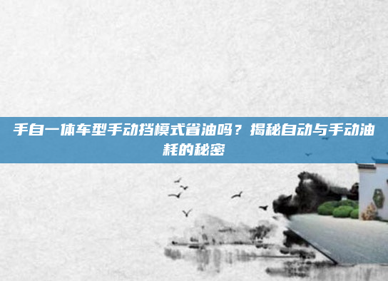 手自一体车型手动挡模式省油吗?揭秘自动与手动油耗的秘密