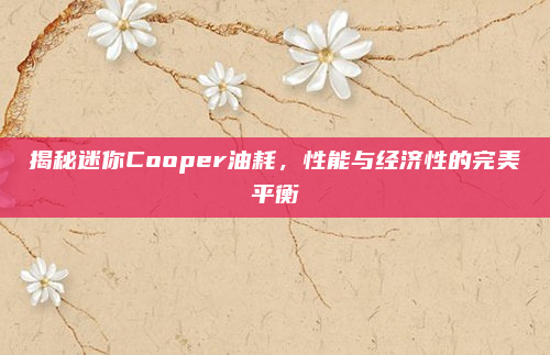揭秘迷你Cooper油耗，性能与经济性的完美平衡