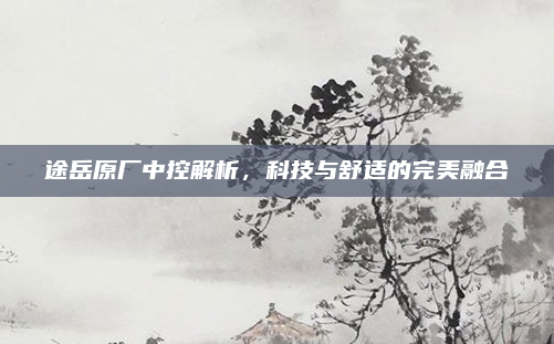 途岳原厂中控解析，科技与舒适的完美融合