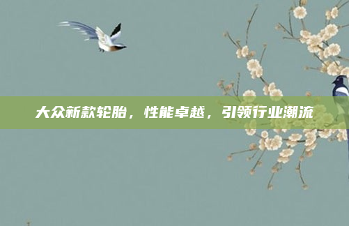 大众新款轮胎，性能卓越，引领行业潮流