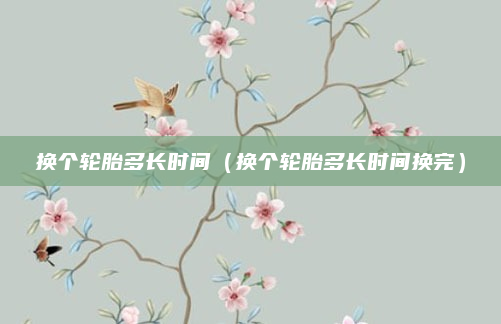 换个轮胎多长时间（换个轮胎多长时间换完）