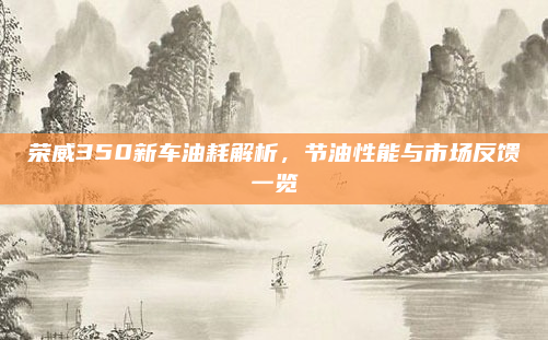 荣威350新车油耗解析,节油性能与市场反馈一览