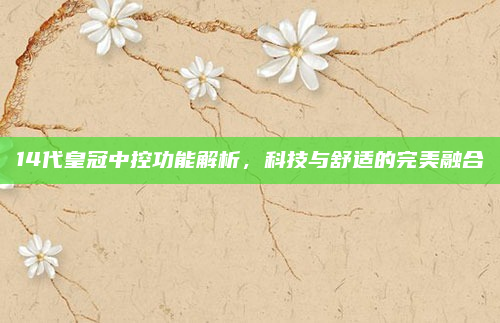 14代皇冠中控功能解析，科技与舒适的完美融合