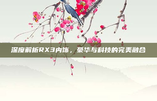 深度解析RX3内饰，豪华与科技的完美融合