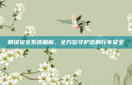 明锐安全系统解析,全方位守护您的行车安全