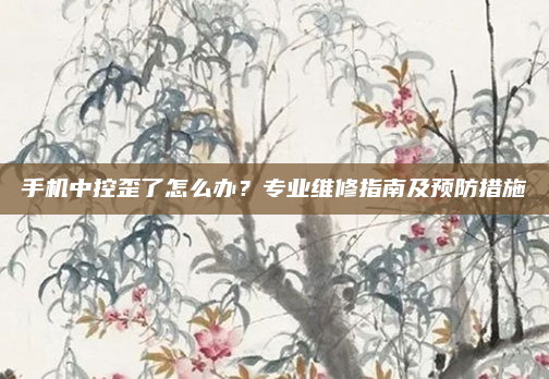 手机中控歪了怎么办？专业维修指南及预防措施