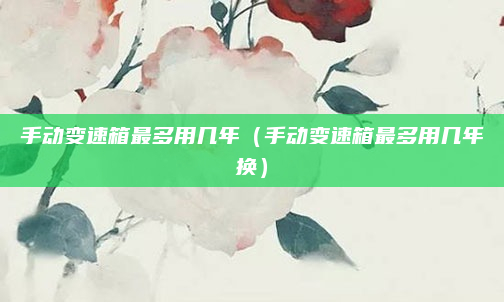 手动变速箱最多用几年（手动变速箱最多用几年换）
