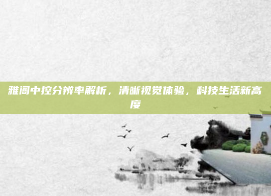 雅阁中控分辨率解析，清晰视觉体验，科技生活新高度
