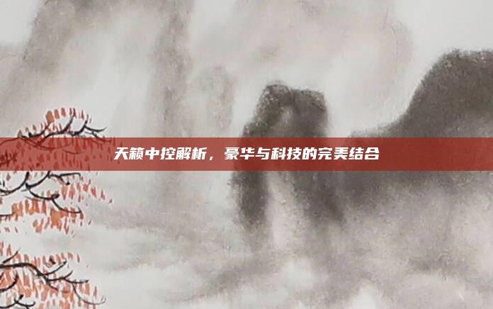 天籁中控解析，豪华与科技的完美结合