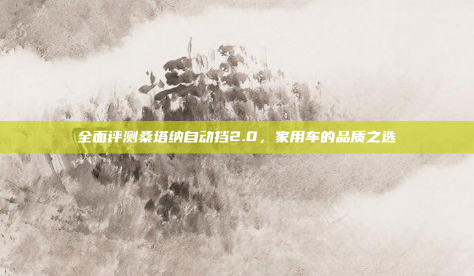 全面评测桑塔纳自动挡2.0，家用车的品质之选