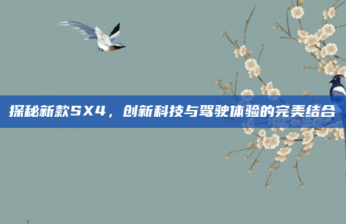 探秘新款SX4,创新科技与驾驶体验的完美结合