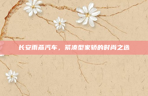 长安雨燕汽车，紧凑型家轿的时尚之选