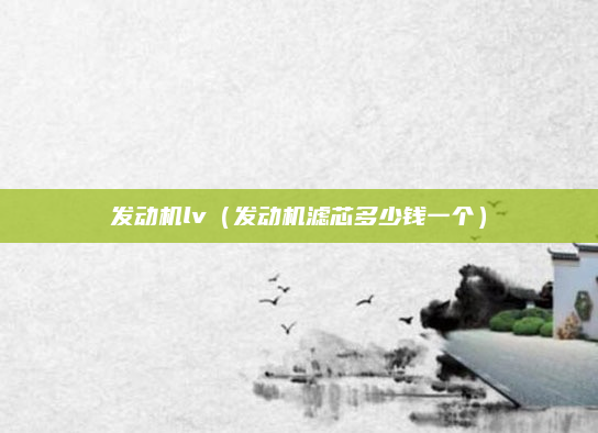 发动机lv(发动机滤芯多少钱一个)