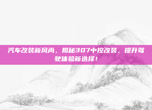 汽车改装新风尚，揭秘307中控改装，提升驾驶体验新选择！