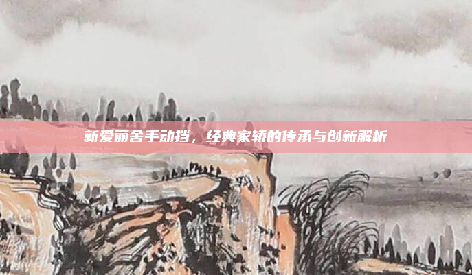 新爱丽舍手动挡，经典家轿的传承与创新解析