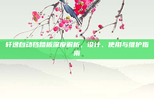 轩逸自动挡踏板深度解析，设计、使用与维护指南