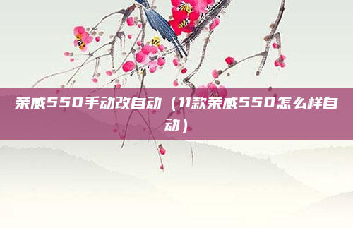 荣威550手动改自动（11款荣威550怎么样自动）
