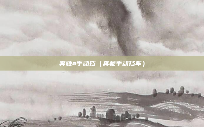奔驰a手动挡(奔驰手动挡车)