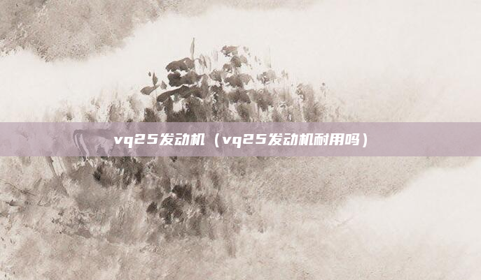 vq25发动机(vq25发动机耐用吗)
