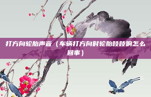 打方向轮胎声音(车辆打方向时轮胎吱吱响怎么回事)