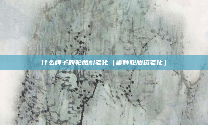 什么牌子的轮胎耐老化（哪种轮胎抗老化）