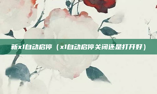 新x1自动启停（x1自动启停关闭还是打开好）