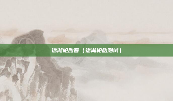 锦湖轮胎看（锦湖轮胎测试）