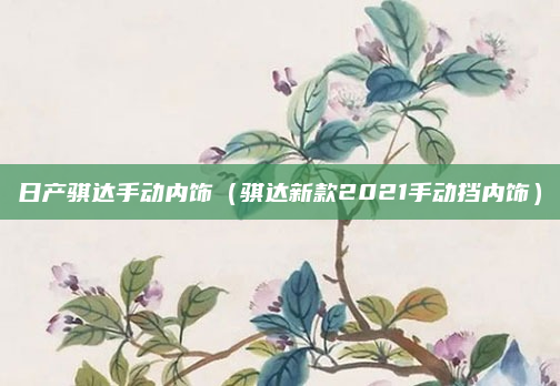 日产骐达手动内饰（骐达新款2021手动挡内饰）