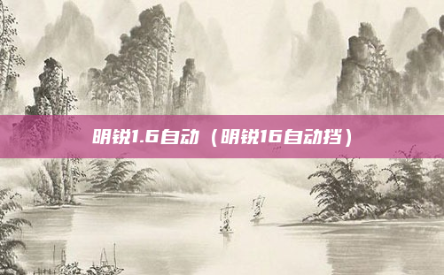 明锐1.6自动(明锐16自动挡)