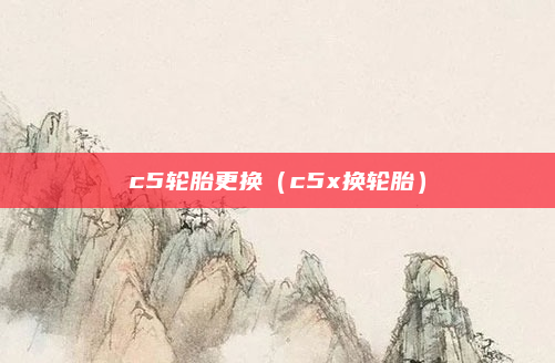 c5轮胎更换（c5x换轮胎）