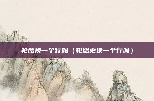 轮胎换一个行吗（轮胎更换一个行吗）