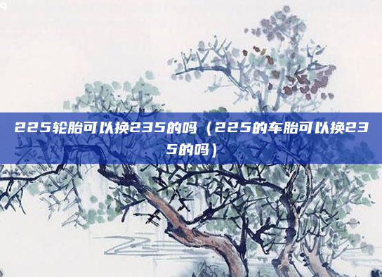 225轮胎可以换235的吗（225的车胎可以换235的吗）