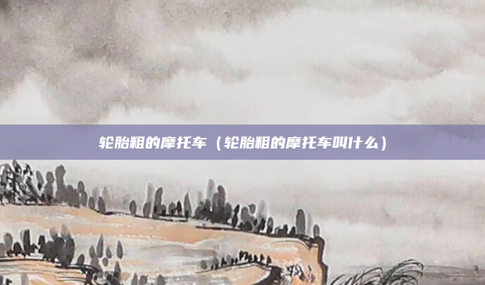 轮胎粗的摩托车(轮胎粗的摩托车叫什么)