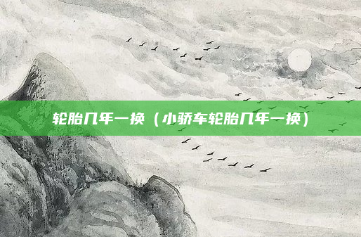 轮胎几年一换(小骄车轮胎几年一换)