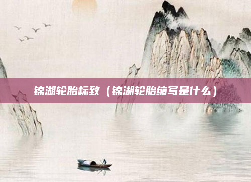 锦湖轮胎标致(锦湖轮胎缩写是什么)