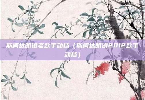 斯柯达明锐老款手动挡(斯柯达明锐2012款手动挡)