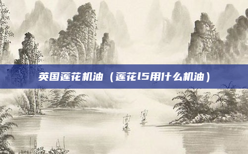 英国莲花机油（莲花l5用什么机油）