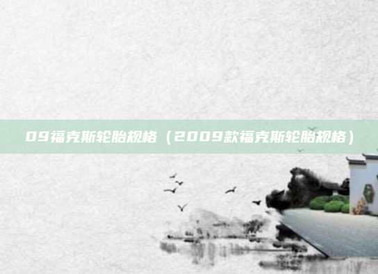 09福克斯轮胎规格（2009款福克斯轮胎规格）