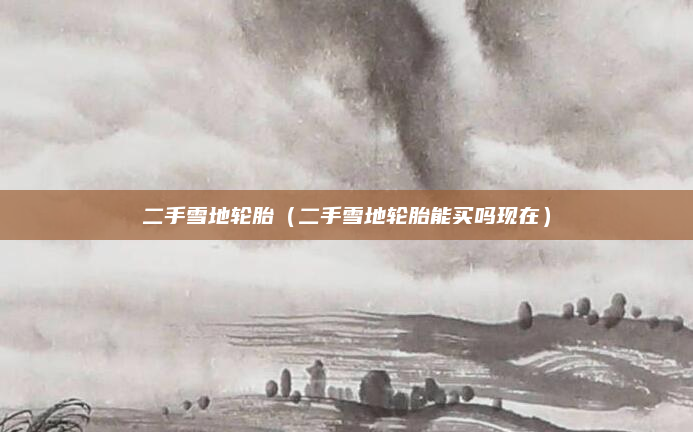 二手雪地轮胎（二手雪地轮胎能买吗现在）