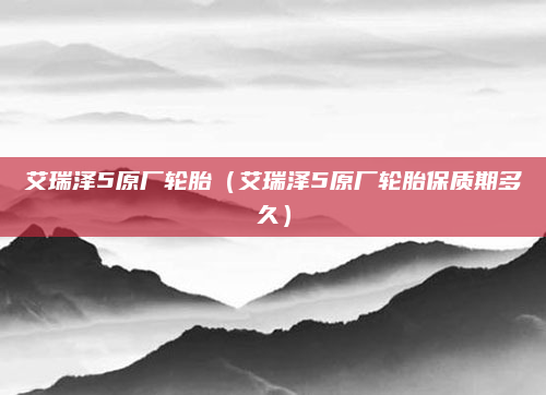 艾瑞泽5原厂轮胎(艾瑞泽5原厂轮胎保质期多久)