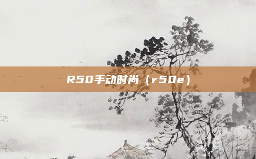 R50手动时尚(r50e)