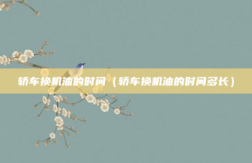 轿车换机油的时间（轿车换机油的时间多长）