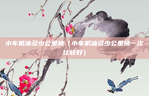 小车机油多少公里换(小车机油多少公里换一次比较好)